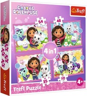 GABI CAT HOUSE PUZZLE GABI KITKI 4V1 KLUBOV