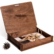 Personalizovaná drevená krabička s gravírovaním
