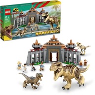 LEGO Jurassic World Visitor Center Tyrannosaurus and Raptor Attack 7