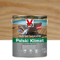 V33 Terasový olej POĽSKÁ KLÍMA 2,5L BEZFAREB