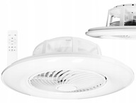 LED stropný ventilátor so 72W stropným ventilátorom