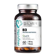 MYVITA SILVER VITAMÍN B3 500 mg NIACIN AMIDE 60 CAP