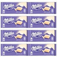 MILKA BIELA ​​ČOKOLÁDA 8x100G