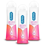 Durex intímny gél 3x50ml INTIMA BALANCE s prebiotikom na sex vaginálne pH