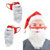 2 ks. Santa's Christmas Beard Masks Party