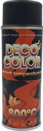 Deco Color čierny žiaruvzdorný lak 800*C