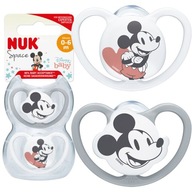 NUK MICKI MOUSE SILICONE cumlík 0-6M + PUZDRO