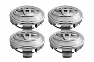 4x KRYT KRYT KLOBÚK TOYOTA 62 mm CHROM