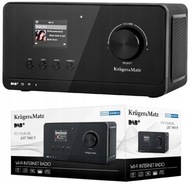 Internetové rádio KRUGER&MATZ sieťové WIFI bluetooth FM DAB+ diaľkové ovládanie čierne