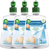 Air Wick Active osviežovač čerstvého vzduchu Sea Breeze náhradná náplň 3x228ml