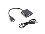 Lanberg AD-0017-BK HDMI - VGA adaptér