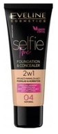 Eveline Selfie Time Foundation 2v1 04 Natural 30ml