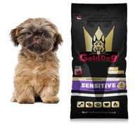 GOLD DOG Sensitive suché krmivo pre Shih-tzu 4kg bez hydiny pre alergikov