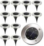 LED SOLÁRNE ZÁHRADNÉ LAMPY SET 12 ks