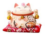 MANEKI-NEKO PRASIATKO JAPONSKÁ MAČKA MAČIATKO ŠŤASTIA