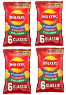 4x 150g WALKERS (LAY'S) Chips Mix of Flavors UK