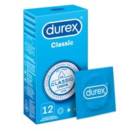 DUREX CLASSIC klasické kondómy 12 ks.