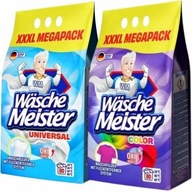 WascheMeister sada pracích práškov COLOR I UNIVERSAL 2x6kg DE