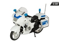 Model 1:18, Policajná motorka, biela