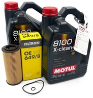 OLEJOVÝ FILTER + MOTUL 5W30 10L BMW E60 E61 525d 530d