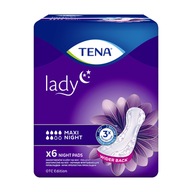 TENA Lady Maxi Night 6 ks hygienické vložky