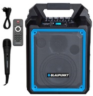 Blaupunkt MB06 Active Column Karaoke Bluetooth FM USB 500W mikrofón na diaľkové ovládanie