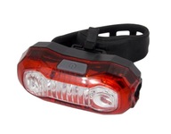 LED ZADNÁ BICYKLE LAMPA USB 120 lumenov, 5 režimov