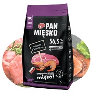 TEĽACIE MÄSO NA PANKE S KREPETAMI 5 KG PRE MAČKY