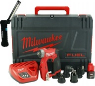 MILWAUKEE Aku vŕtací skrutkovač 12V 2x2Ah M12B2 M12FDDXKIT202X