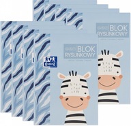 BLOK A3 20 LIST BIELY 120g/m2 OXFORD KIDS x8