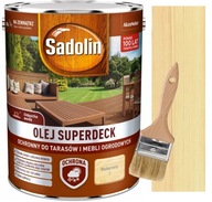 SADOLIN SUPERDECK OLEJ NA TERASU 5L, ČIRÁ + P