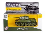 Tank T - 34 - 85 Rudy 102 zberateľský model 1:43 Daffi