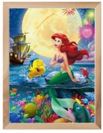 Diamond výšivka 5D mozaika Ariel Little Mermaid Disney + rám