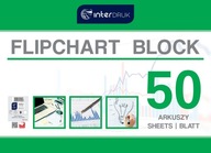 Podložka na flipchart A1, hladká, 50 listov, Interd