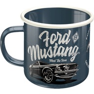 Smaltovaný kovový hrnček Ford Mustang