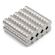 VALEC NEODYMOVÝ MAGNET 6x3 mm SILNÝ, okrúhly, kotúčový, HUNTER - 100 KS