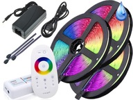 Vodotesný KIT RGB 15M 450 LED pásik Diaľkové ovládanie