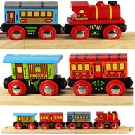 Železničné trate trénujú s lokomotívou Bigjigs Rail 3+