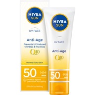 Nivea Anti-Age SPF50 krém na tvár proti vráskam Q10