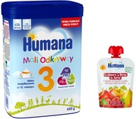 Humana 3 650g Mali Explorers + ovocné pyré zdarma