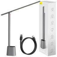 BASEUS BEZDRÔTOVÁ STOLNÁ LAMPA S 2200 MAH BATÉRIOU ŠEDÁ