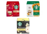 Kapsuly SET Dolce Gusto Macchiato Nut Latte Caramel MADAGASKAR VANILKA