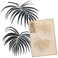 Maliarska šablóna MULTIPLE M 43x64cm TROPICAL LEAVES AREKA PALM Leaf