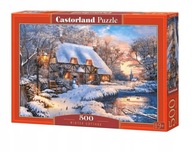 Puzzle 500 dielikov ZIMNÁ CHATA B-53278