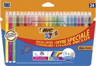 BIC Kid Couleur FLUO 21 + 3 fluo fixky