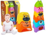 Baby Pyramid Animals Cups