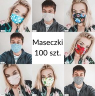 Opätovne použiteľná bavlnená maska ​​100ks U