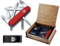 VICTORINOX HIKER 1.4613 + puzdro DREVENÝ GRAVED RR