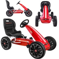 GOKART ABARTH na pedále.Veľké mäkké kolesá PA0167