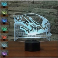 3D NOČNÁ LAMPA FUTBALOVÝ DARČEK NA DIAĽKU